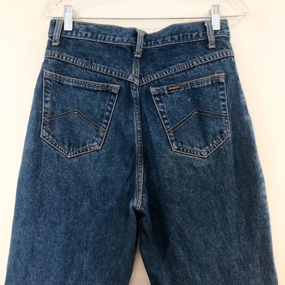 VINTAGE Texwood Patchwork Straight Leg Denim Jeans - Picture 8 of 11